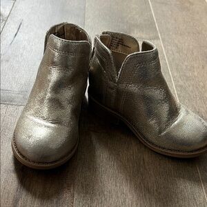 Nina toddler size 7 gold Ankle Boots